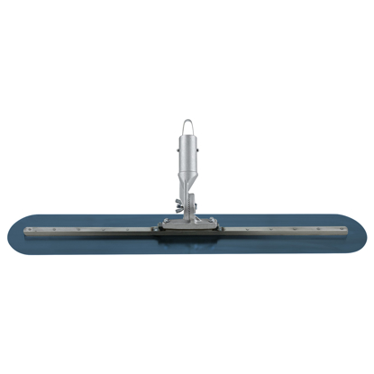 Show details for 36" Round End Blue Steel Fresno with Adjustable Tooth Button Bracket Picture of 36" Round End Blue Steel Fresno with Adjustable Tooth Button Bracket