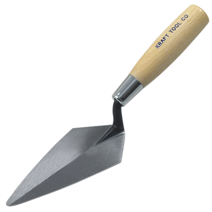 Picture of 4-1/2" x 2-1/4" Pointing Trowel with Wood Handle