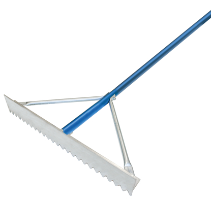 Picture of 42" Magnesium Asphalt Rake with 7' Blue Handle