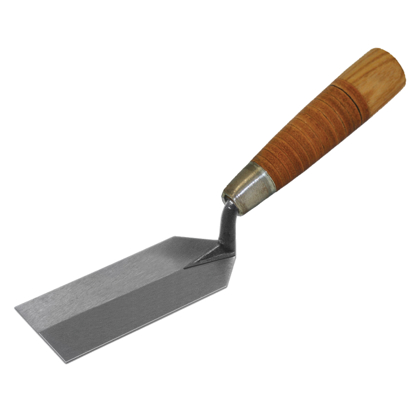 Picture of 5" x  2" Archaeology Margin Trowel with Leather Handle