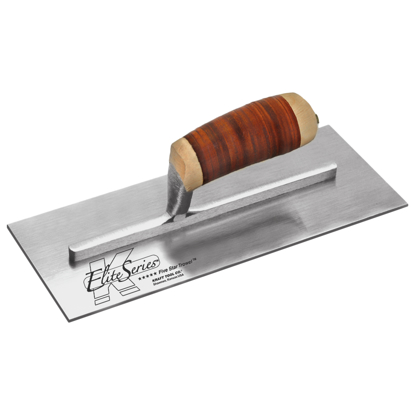 Picture of Elite Series Five Star™ 11" x 4-1/2" Carbon Steel Plaster Trowel with Leather Handle