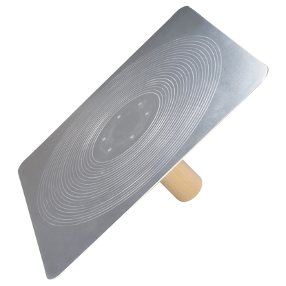 Picture of 8” x 8” Aluminum Plastering Hawk with Wood Handle