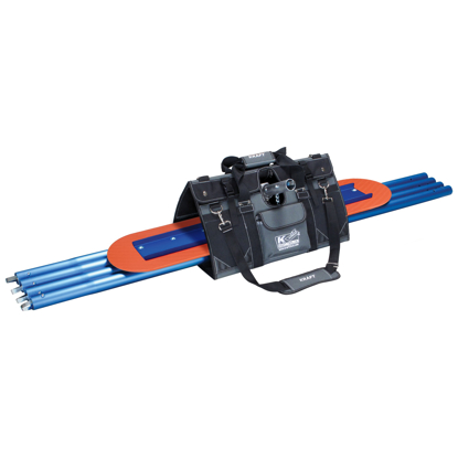 Picture of EZY-Tote Tool Carrier™ with 48" Orange Thunder® with KO-20™ Technology Bull Float, EZY-Tilt® II Bracket, and (4) 6 Ft. 1-3/4" Button Handles