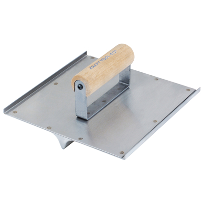 Picture of 10" x 10" 3/4"R, 7/8"D Stainless Steel Seamer/Groover with Wood Handle