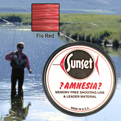 Picture of 12 lb. Red Amnesia Memory Free Fishing Line (Box of 10 spools)