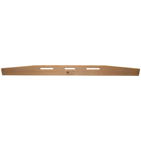 Picture of 6' x 4-1/2" x 2" (8/4w) Redwood Striker™ with Hand Holes with Level Vial