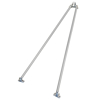 Picture of 12' Round End Magnesium Check Rod with Bracket, Braces, and Handle