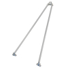 Picture of 10' Round End Magnesium Check Rod with Bracket, Braces, and Handle