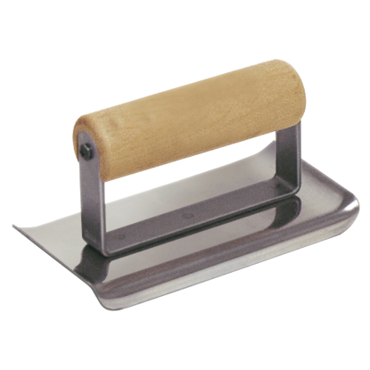 Picture of Hi-Craft® 6" x 3" 3/8"R Cement Edger with Wood Handle