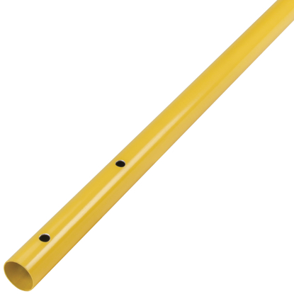 Picture of Gator Tools™ 6' Yellow Powder Coated Aluminum Swaged Button Handle - 1-3/8" Diameter