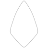 Picture of W. Rose™ 12" Limber Wide London Trowel with Leather Handle