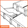 Picture of Step-Saver® Vertical Groover 12" L x 7/8" W x 3/4" D