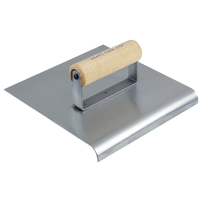 Picture of 8" x 8" 1/4"R 1/2"L Stainless Steel Edger with Wood Handle