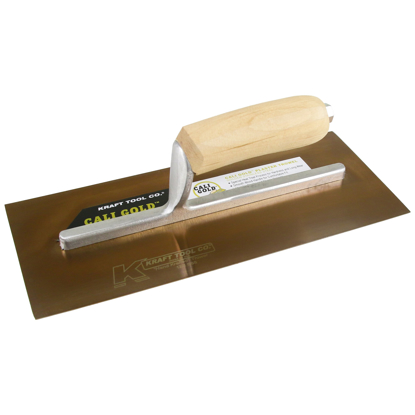 Picture of 12" x 4" Cali Gold™ Plaster Trowel with Low Profile Wood Handle