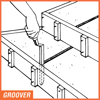 Picture of Bull Nose Step-Saver® Vertical Groover  6" L x 1/2" W x 1" D