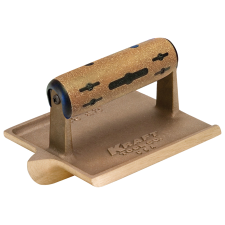 Picture of Elite Series™ 6" x 4-1/2" 1/2"R, 1"D, 1-1/4"W Denver Jumbo Bronze Groover with Cork Handle