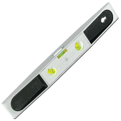 Picture of 9” Aluminum Magnetic Torpedo Level (3 Vials)