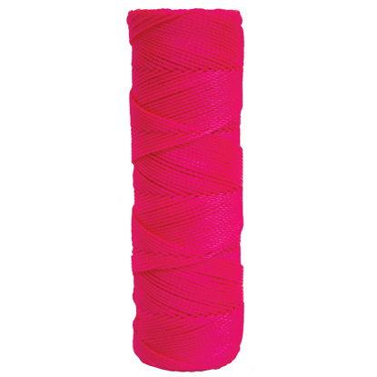 Picture of Fluorescent Pink Twisted Nylon Line - 250' Tube