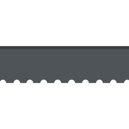 Picture of 24", 1/4" U-Notched Squeegee Replacement Blade